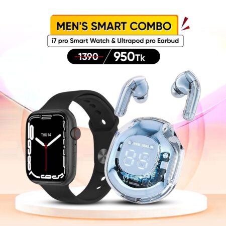 i7 pro Smart Watch & Ultrapod Pro Earbud Combo